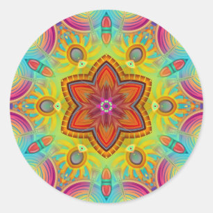 Stickers Kaleidoscope Mandala Tropical Dreams