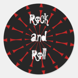 Stickers Kaleidoscope Rock and Roll