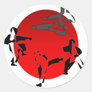 stickers karate martial arts