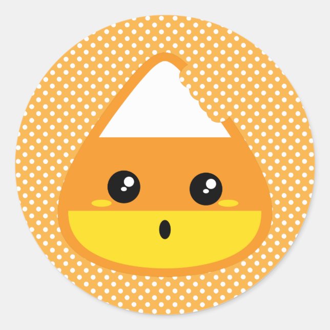 Stickers Kawaii Candy Corn (Devant)