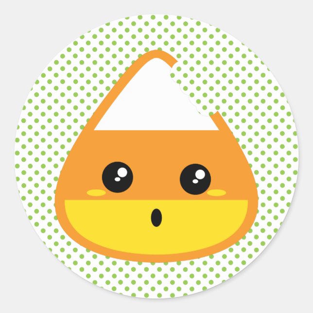 Stickers Kawaii Candy Corn (Devant)