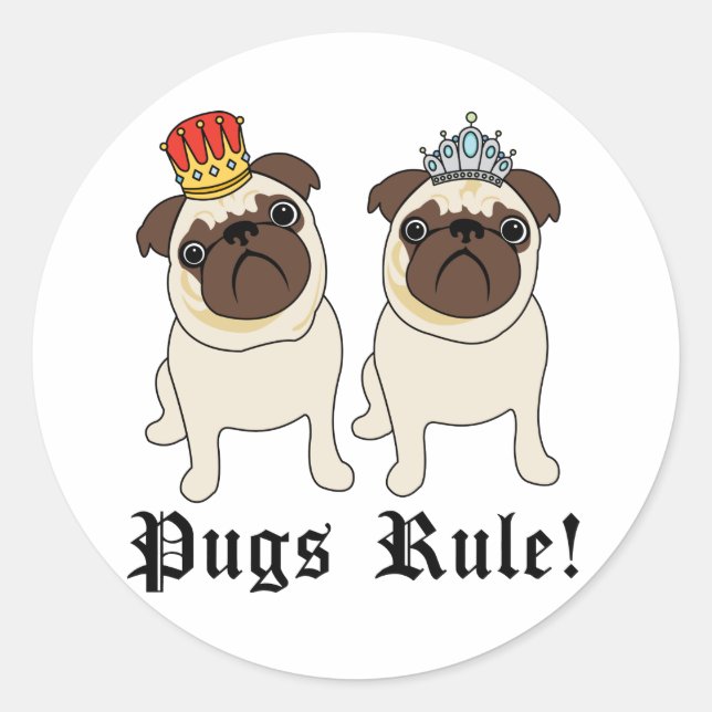 Stickers King et Queen Carlins (Devant)