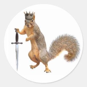 Stickers King Squirrel