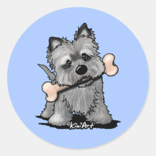 Stickers KiniArt Cairn Bone Appetit