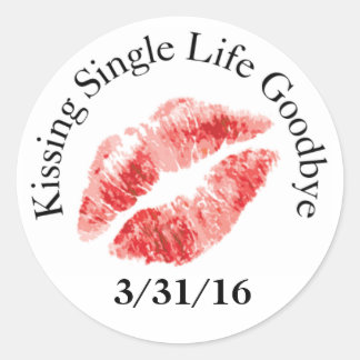Stickers Kiss Single Life Goodbye