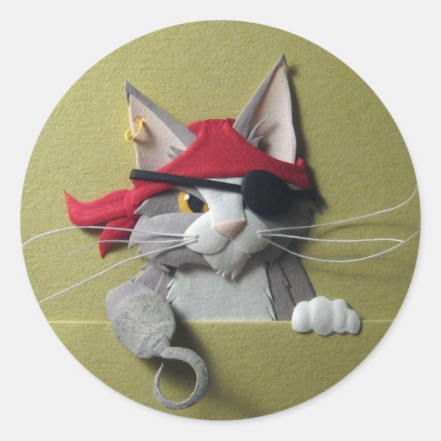 Stickers Kitten Pirate #2 (Devant)