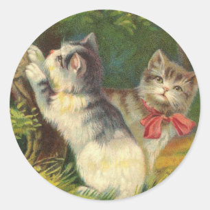 Stickers Kitten vintage
