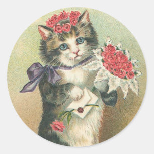 Stickers Kitten vintage