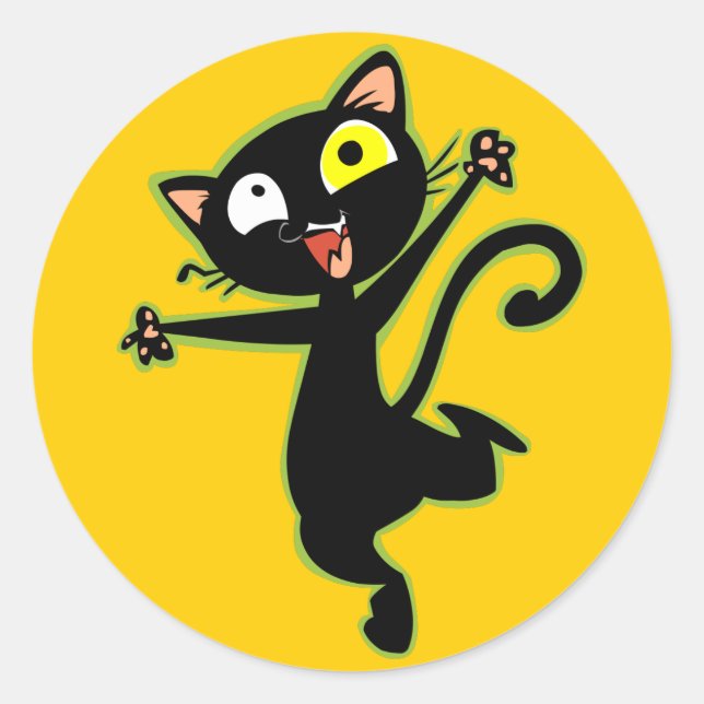 Stickers Kitty fou ! (Devant)