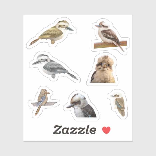 Stickers Kookaburra (Feuille)