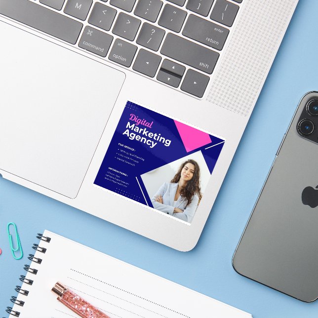  Stickers & Labels (Laptop w/ iPhone)