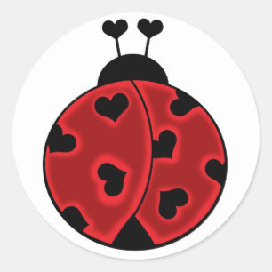 Stickers Lady Love Bug