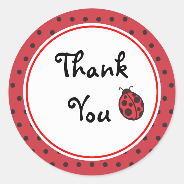 Stickers Ladybug (Devant)