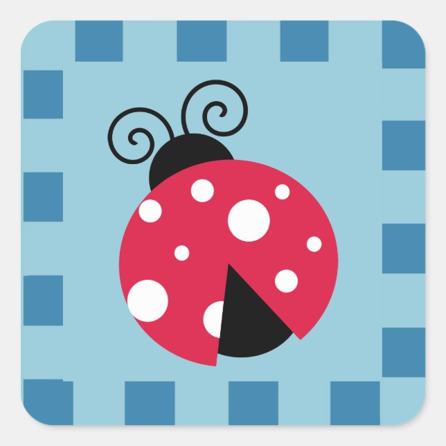 Stickers Ladybug mignon (Devant)