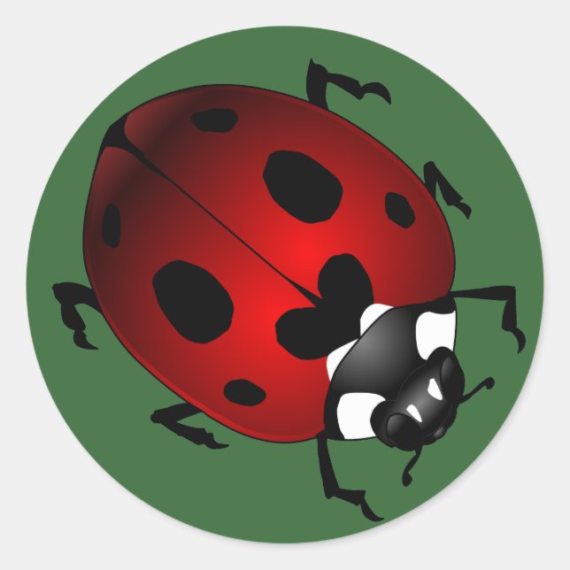 Stickers Ladybug Stickers Red Ladybugs Art (Devant)