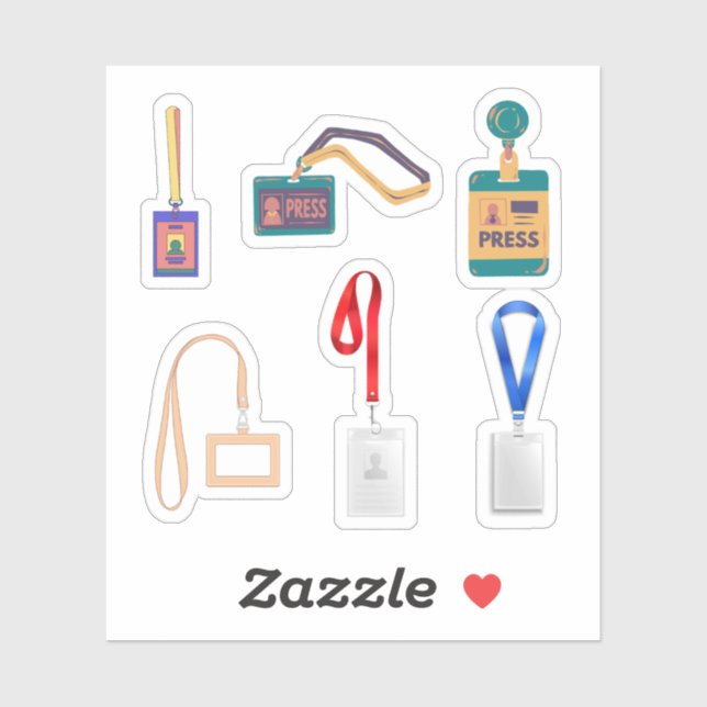 Stickers Lanyard (Feuille)