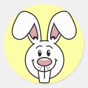 Stickers lapin (Jaune)