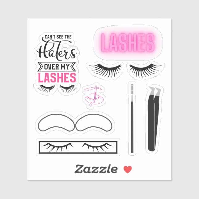 Stickers Lashes (Feuille)