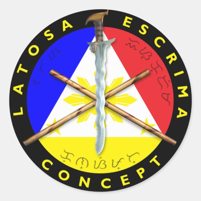 Stickers Latosa Escrima (Devant)