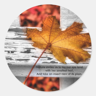 Stickers Leaf Automne