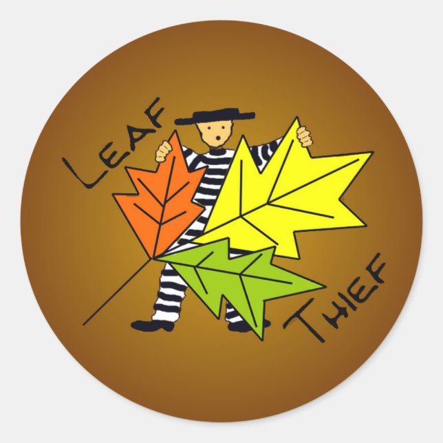 Stickers Leaf Thief pour les Composteurs (Devant)