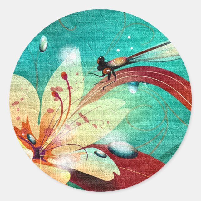 Stickers libellules (Devant)