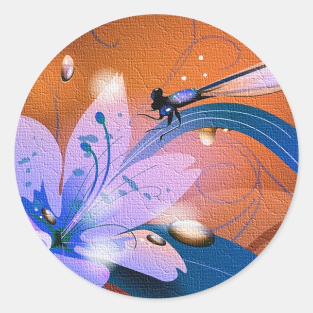 Stickers libellules (Devant)