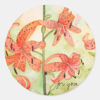 Stickers Lillies Tiger, pour vous