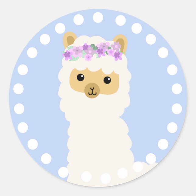 Stickers Llama mignons (Devant)