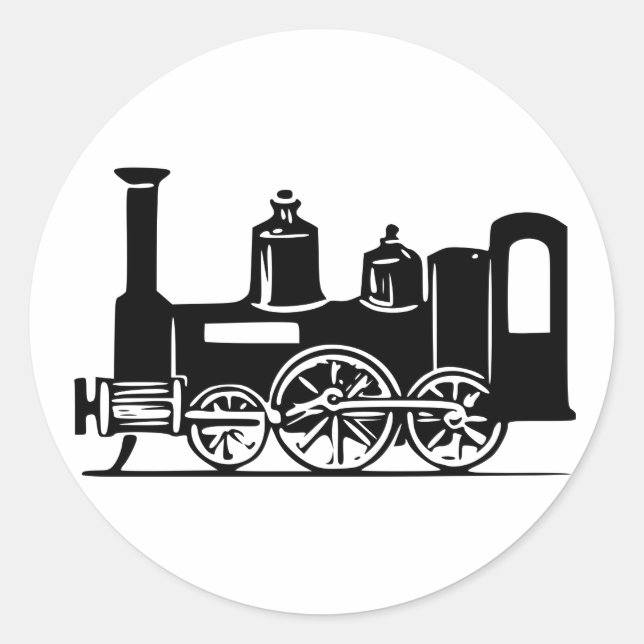 Stickers Locomotive à vapeur (Devant)