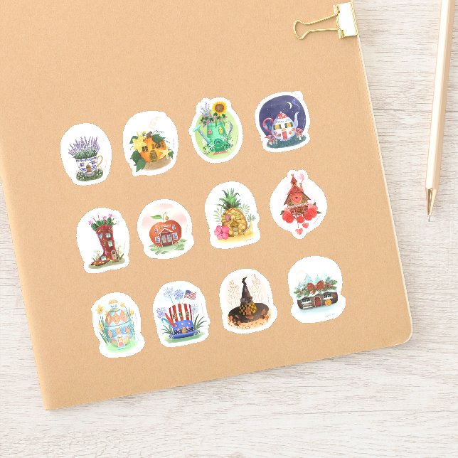 Stickers Logements Magiques (Carnet)