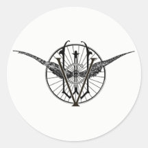 Stickers Logo Club Roue Vermont