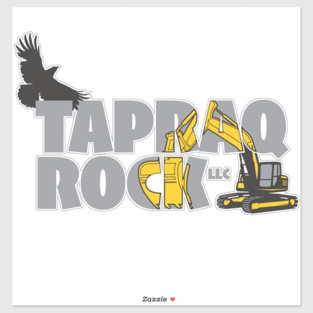 Stickers Logo de Tapraq Rock (Feuille)