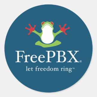 Stickers Logo FreePBX (bleu)