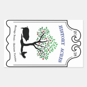 Stickers Logo History Acres