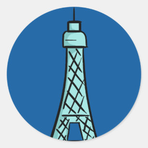 Stickers Logo Tour Eiffel KDFans