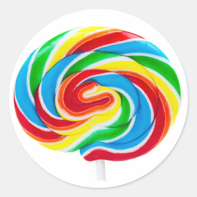 Stickers Lollipop Swirl (en 7 formes) (Devant)