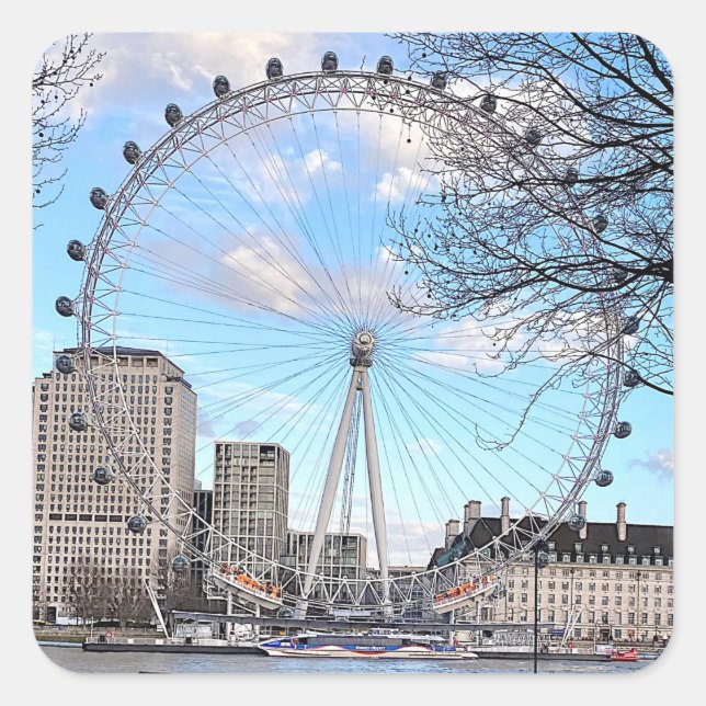 Stickers London Eye Observation Wheels #2 (Devant)