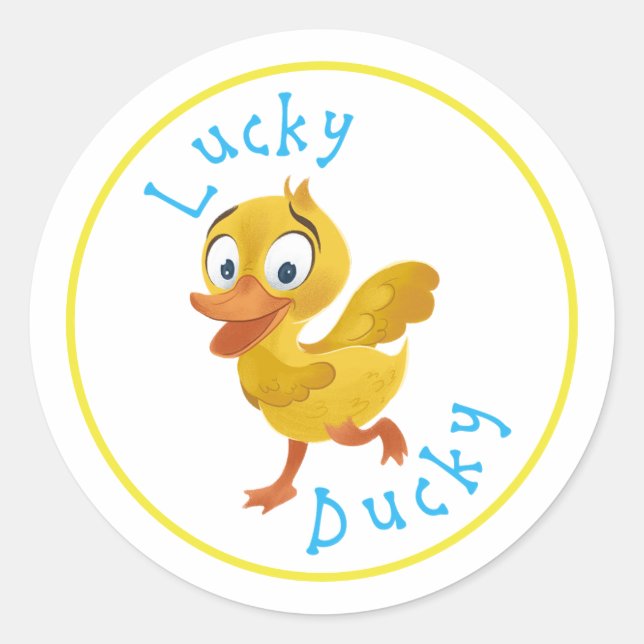 Stickers Lucky Ducky (Devant)