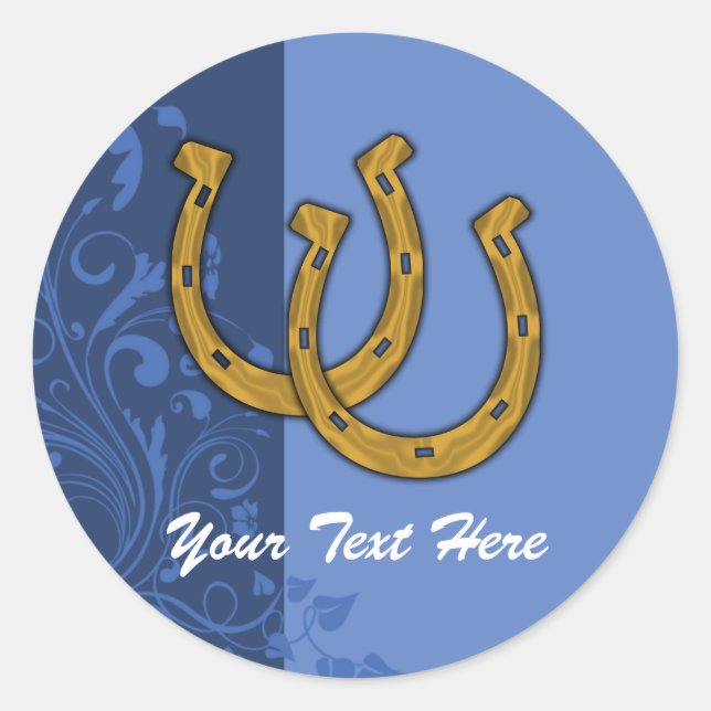 Stickers - Lucky Horseshoe Floral (Devant)