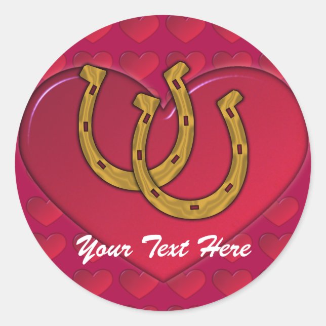 Stickers - Lucky Horseshoe Shamrock (Devant)