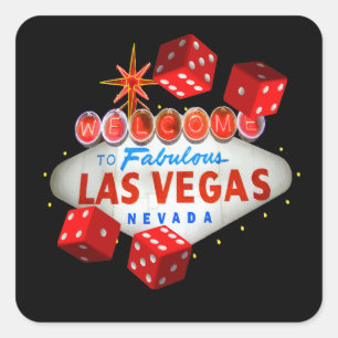 Stickers Lucky Las Vegas