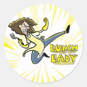 stickers Lunch Lady