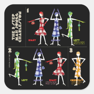 Stickers Mah Jongg Charleston