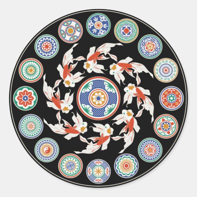 Stickers Mah Jongg Koi (Devant)