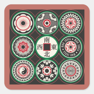 Stickers Mah Jongg One Doin