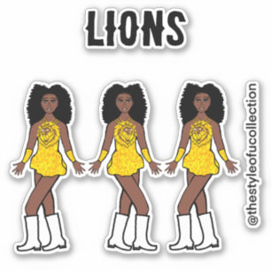 Stickers Majorette / Danseuse Lion D'Or A