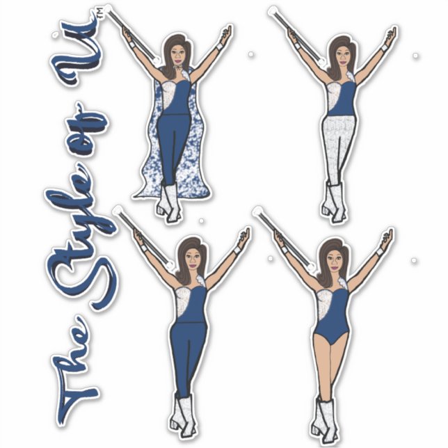 Stickers Majorette Sparkle (Azul Spark) (Devant)