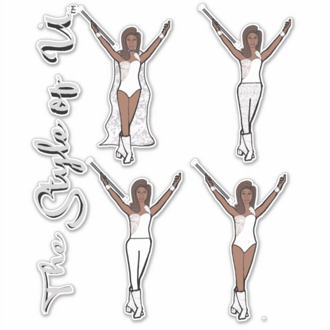 Stickers Majorette Sparkle (Iced 2) (Devant)