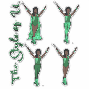 Stickers Majorette Sparkle (Pomme)